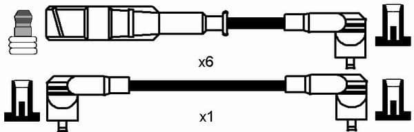 Ignition Cable Kit RC-VW223 - image 2