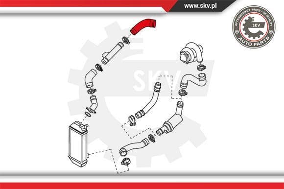 Charge Air Hose 24SKV187 - image 4