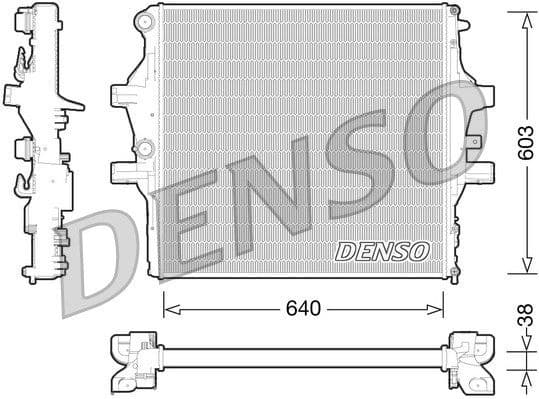 Radiator, engine cooling DRM12009
