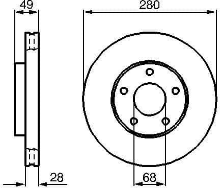 Brake Disc 0986479B61 - image 5