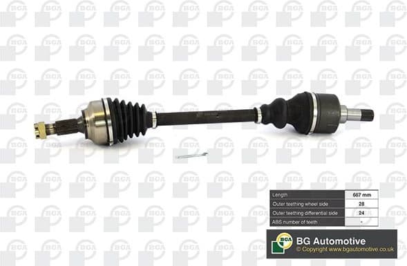 Drive Shaft DS6736L