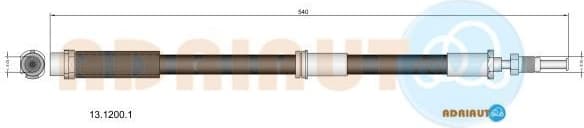 Brake Hose 13.1200.1