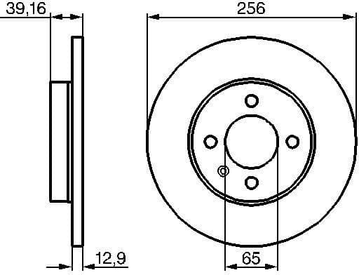 Brake Disc 0986479B30 - image 5