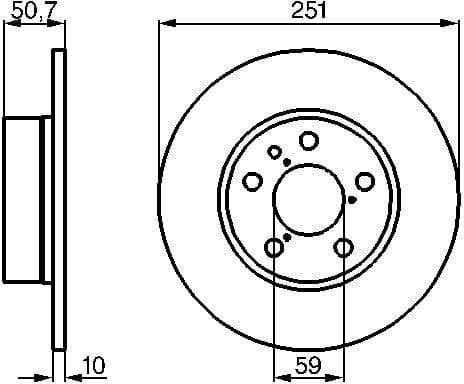 Brake Disc 0986479B31