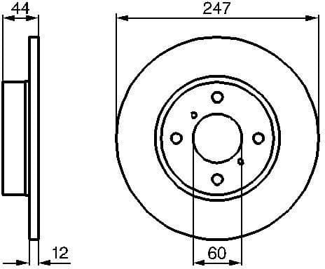 Brake Disc 0986479B45 - image 5