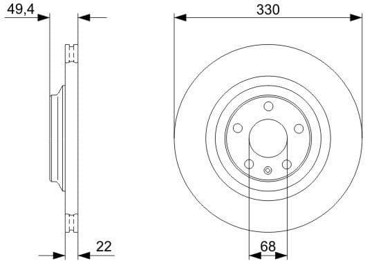 Brake Disc 0986479C64 - image 5