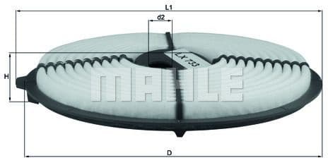 Air Filter LX733 - image 2