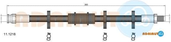 Brake Hose 11.1218