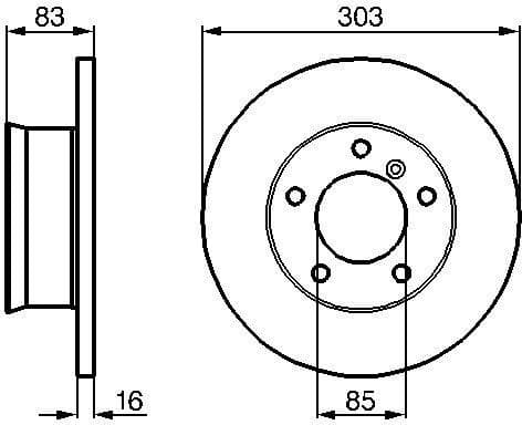 Brake Disc 0986479C84 - image 5