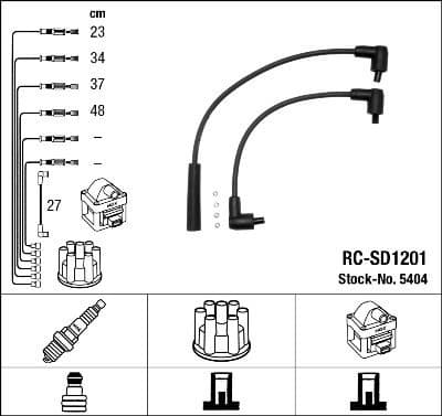 Ignition Cable Kit RC-SD1201
