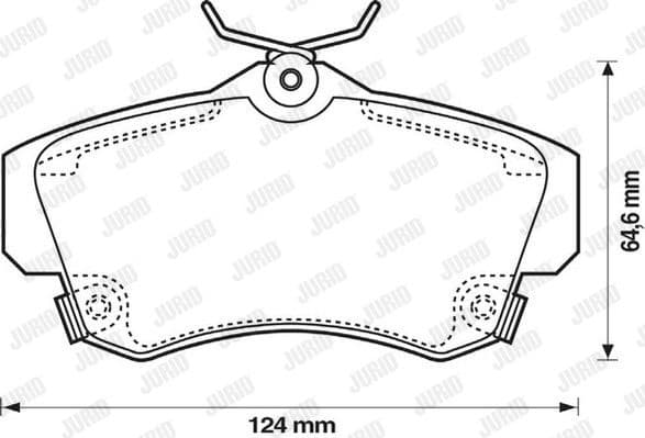 Brake Pad Set, disc brake 573033J - image 2