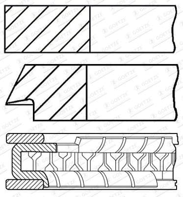 Piston Ring Set 08-440700-00