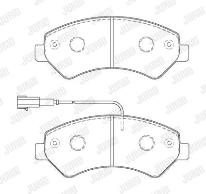 Brake Pad Set, disc brake 573849J