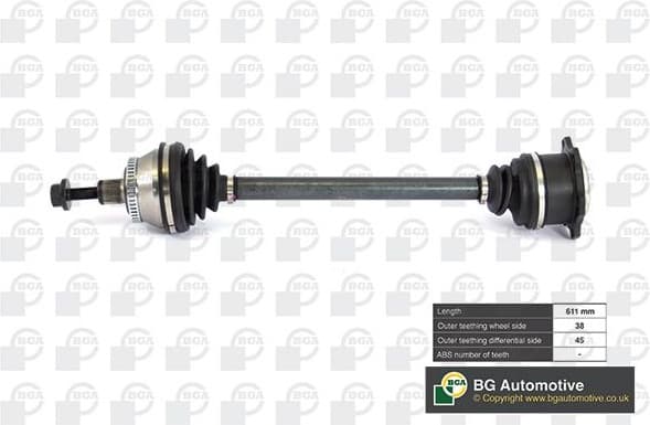 Drive Shaft DS9621LA