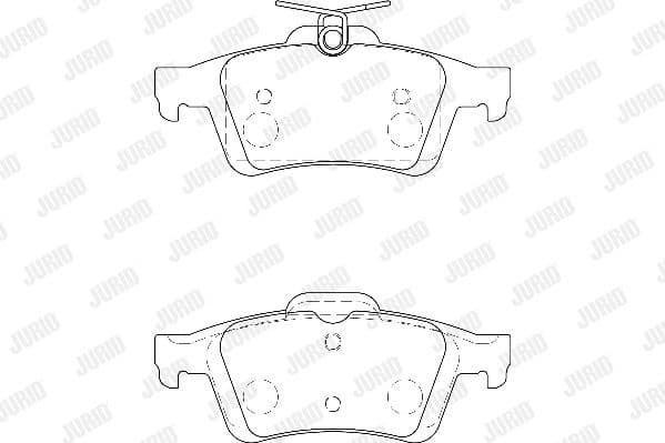 Brake Pad Set, disc brake 573186D