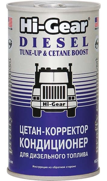 Dyzelinio kuro priedas cetano korekcijai ir fromdegų pašalinimui HIGEAR