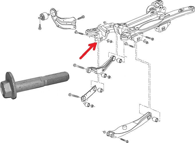 Bolt eccentric 13219181