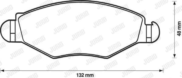 Brake Pad Set, disc brake 573051J - image 2