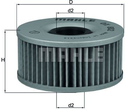 Oil Filter OX802 - image 2