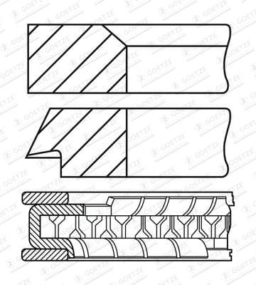 Piston Ring Set 08-451606-00