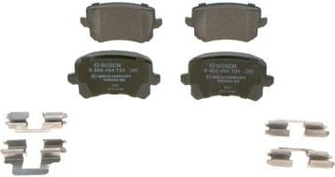 Brake Pad Set, disc brake 0986494731