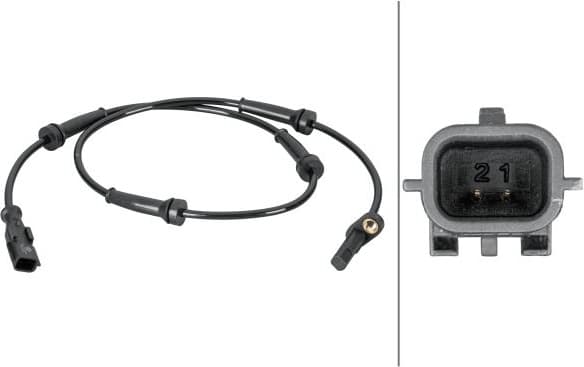 Sensor, wheel speed 6PU 012 806-631