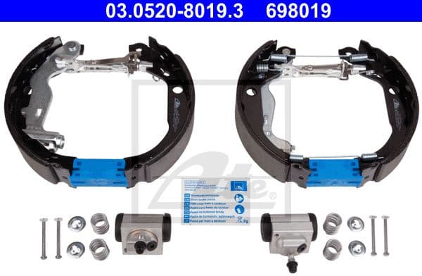 Brake Shoe Set Original ATE TopKit 03.0520-8019.3
