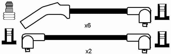 Ignition Cable Kit RC-FD830 - image 2