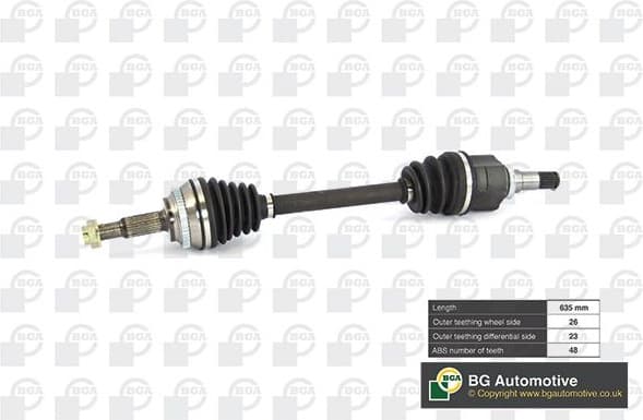 Drive Shaft DS7610L