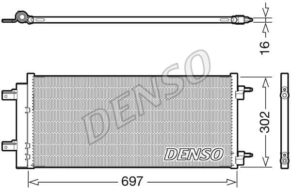 Condenser, air conditioning DCN20044