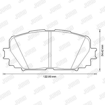 Brake Pad Set, disc brake 572594J - image 2