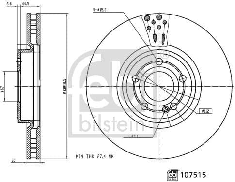 Brake Disc 107515