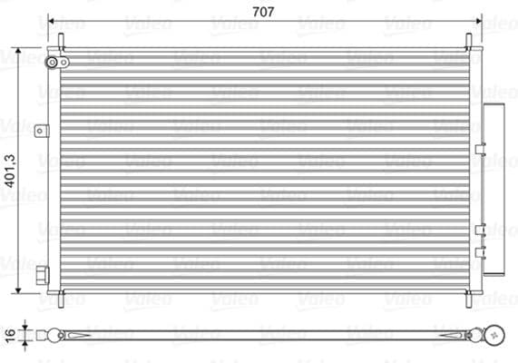 Condenser, air conditioning 822593