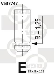 Exhaust Valve V537747