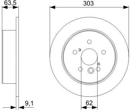 Brake Disc 0986479C02 - image 2