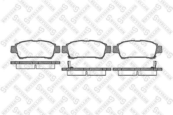 Brake Pad Set, disc brake 831 002-SX