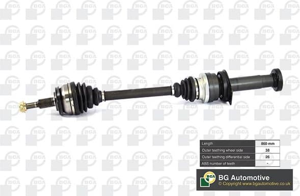 Drive Shaft DS9639R