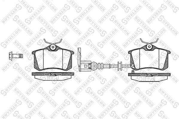 Brake Pad Set, disc brake 274 041-SX