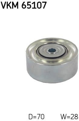 Deflection/Guide Pulley, V-ribbed belt VKM65107