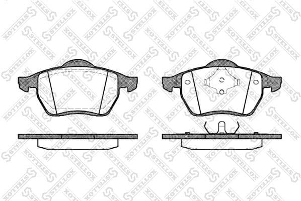 Brake Pad Set, disc brake 401 000B-SX