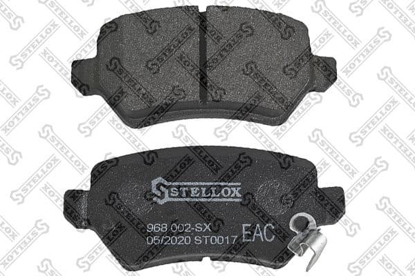 Brake pads rear 968 002-SX