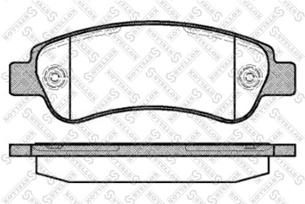Brake Pad Set, disc brake 001 090B-SX