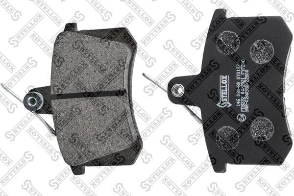 Brake pads rear 146 020-SX