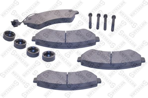 Brake Pad Set, disc brake 1286 001-SX