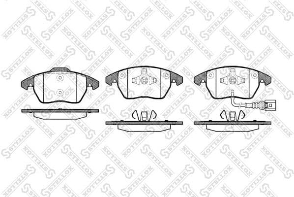Brake Pad Set, disc brake 1041 001B-SX