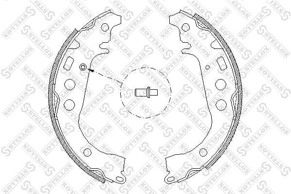 Brake Shoe Set 112 100-SX