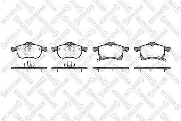 Brake Pad Set, disc brake 694 002B-SX