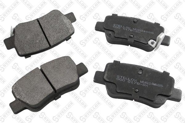 Brake Pad Set, disc brake 000 017B-SX