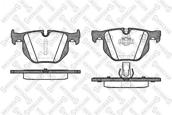 Brake Pad Set, disc brake 392 060-SX