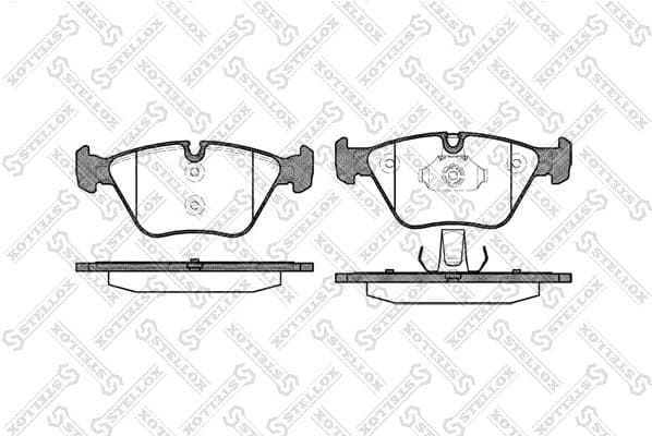 Brake Pad Set, disc brake 974 000B-SX